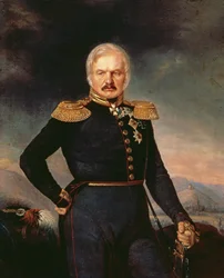 Portret van Generaal Alexei Ermolov (1816-27), ca. 1843